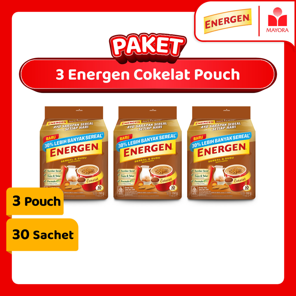 

Paket 3 Energen Cokelat Pouch
