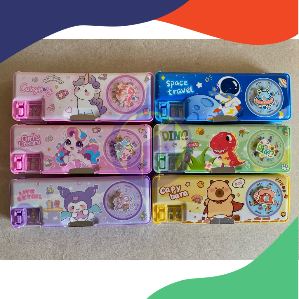 

(PCS) Kotak Pensil Magnet Spin ZL-8327 (MIN. ORDER 4 PCS)