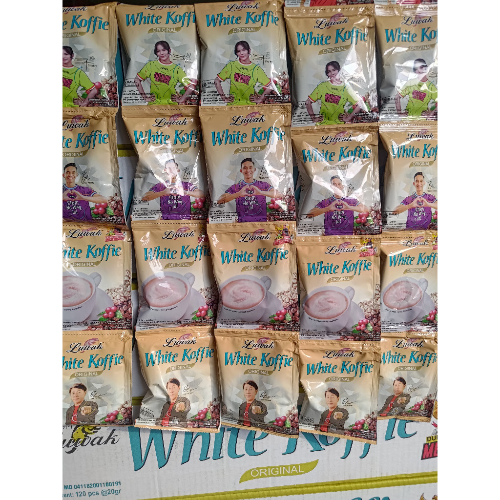 

Luwak White Koffie 1 Dus Isi 12 Renceng X 10 Sachet 120 Pcs