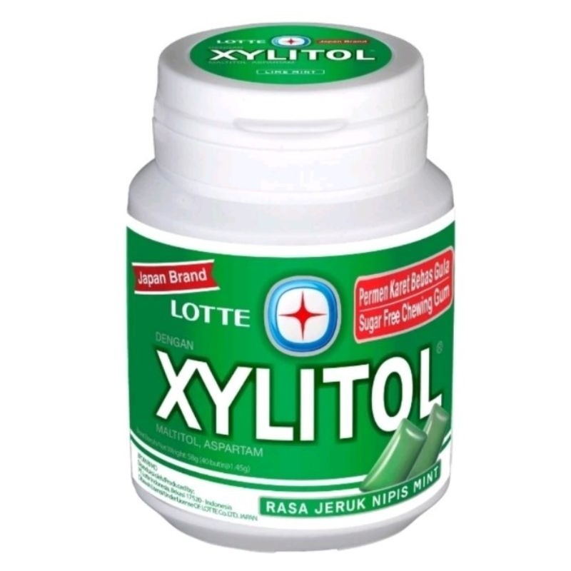 

Lotte Xylitol Gum Jeruk Nipis Mint 58gr 40 Butir