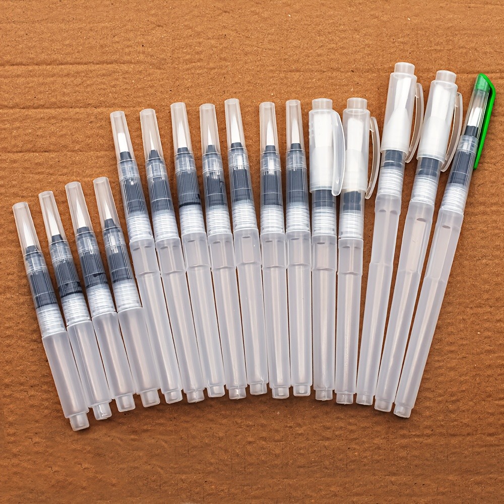

16 pcs Watercolor Brush Pens,Watercolor Brushes Set, Water Color Pens, Watercolor Brush Set, Refillable Brush Pen