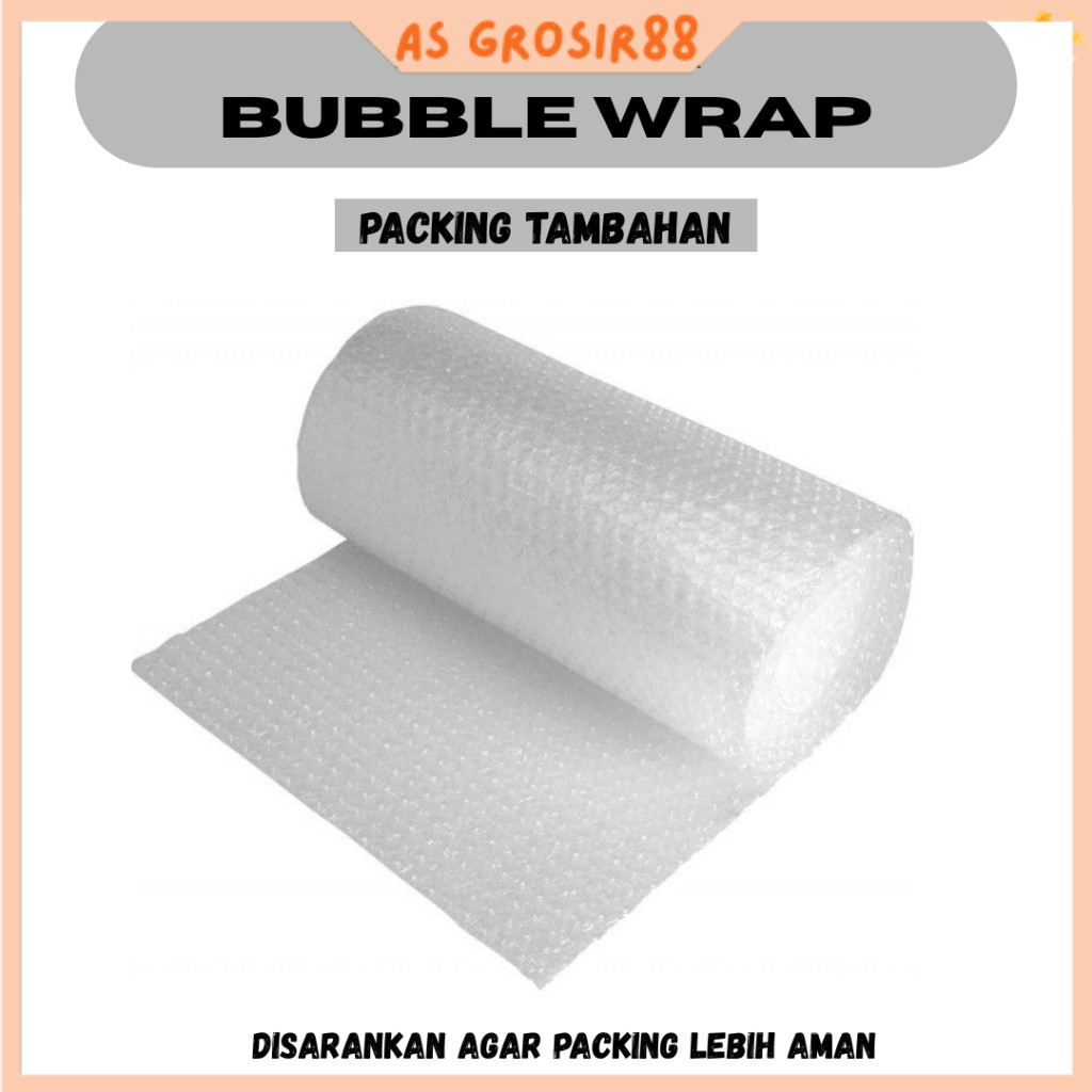 

EXTRA Bubble Wrap Untuk Packing Tambahan Agar Lebih Aman