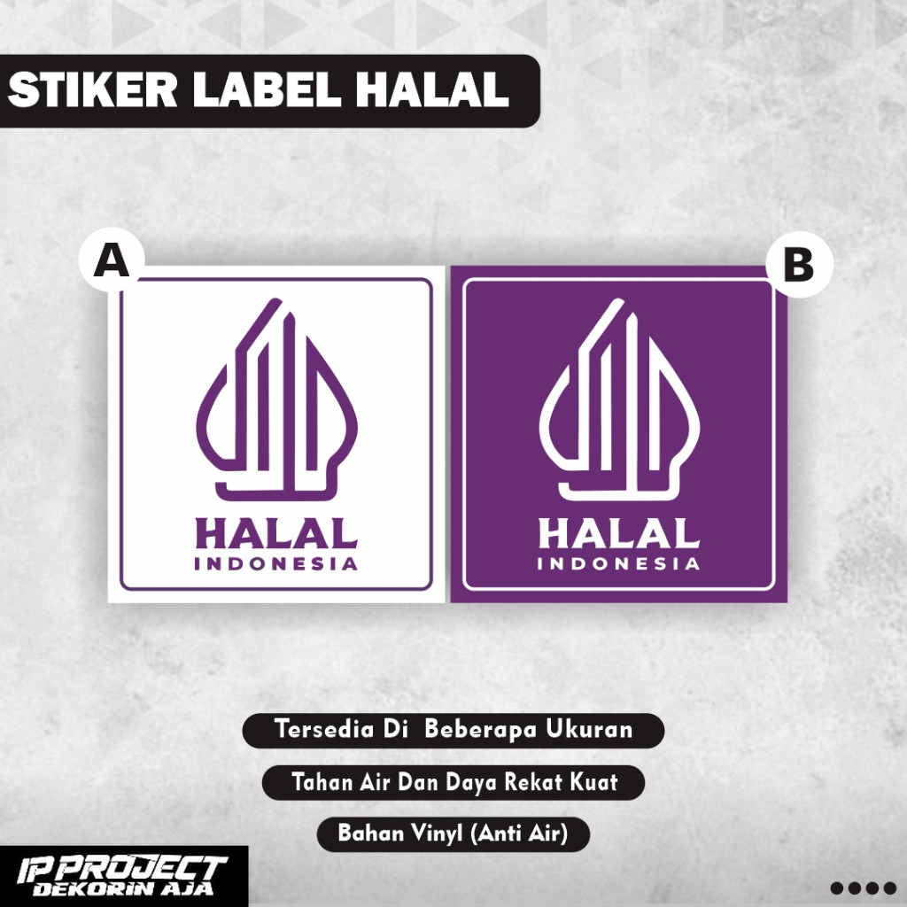 

Stiker Logo halal / Stiker Makanan Halal / Stiker Minuman Halal / Stiker Halal Restoran / Stiker Halal Indonesia