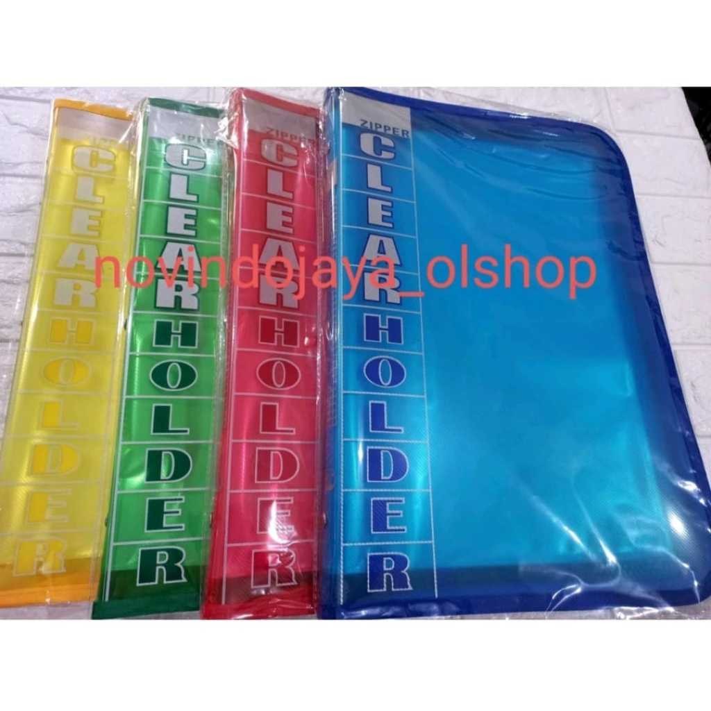 

CLEAR HOLDER ZIPPER RESLETING/DOKUMENT KEEPER ISI 60 TOPLA 555 TERMURAH