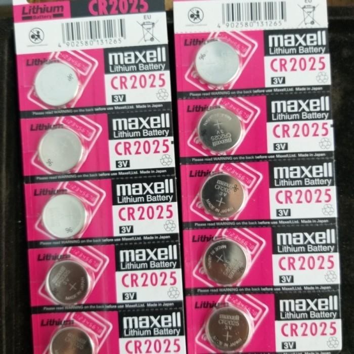 Baterai Maxell Cr2025//Baterai Maxell Cr2025