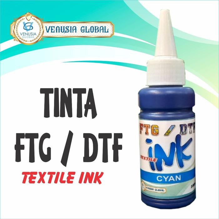 

Tinta DTF Printer Dekstop | DTF ink C M Y K WHITE | isi 100ml perbotol - Hitam
