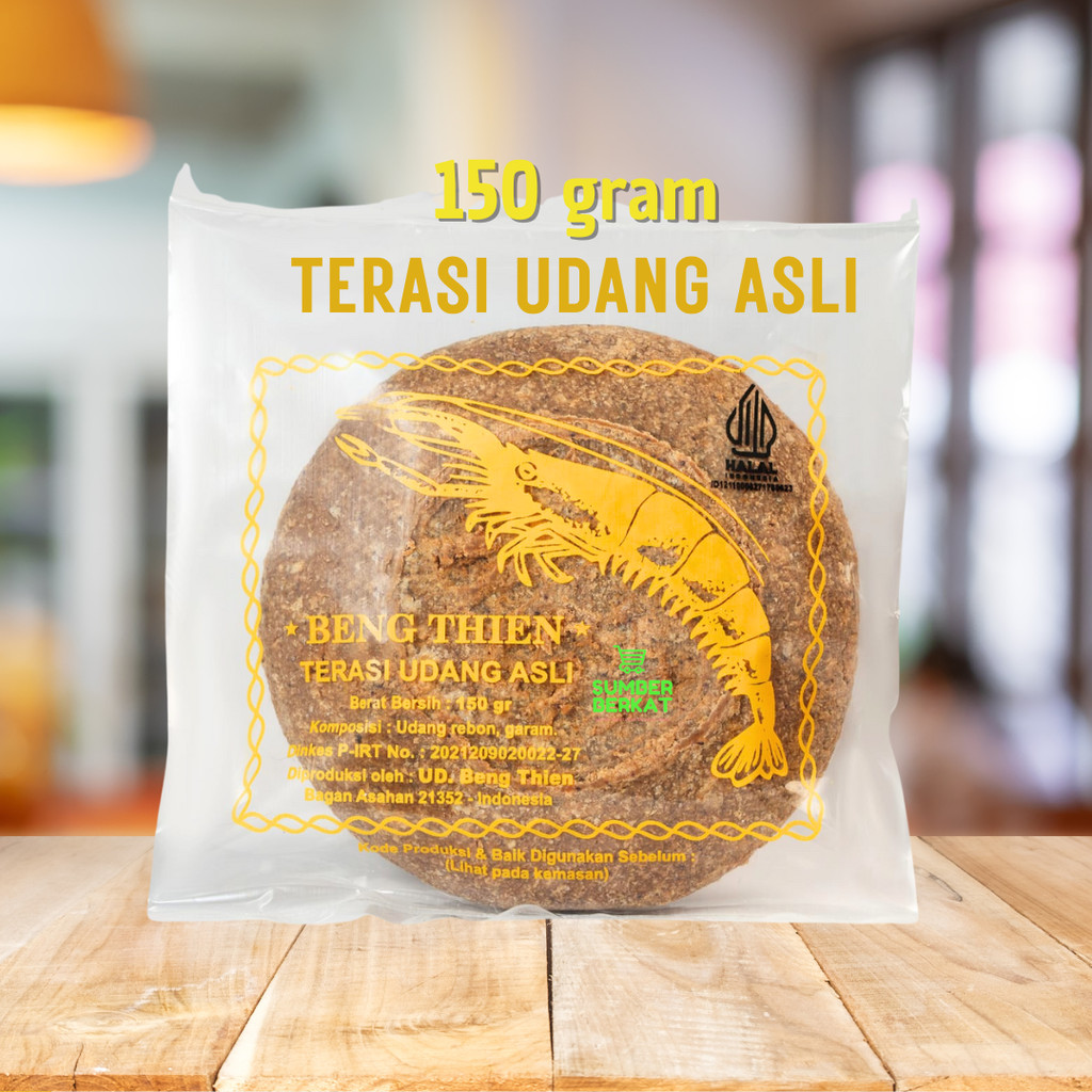 

BENG THIEN BESAR TERASI UDANG TERASI MEDAN ASLI 150 gram