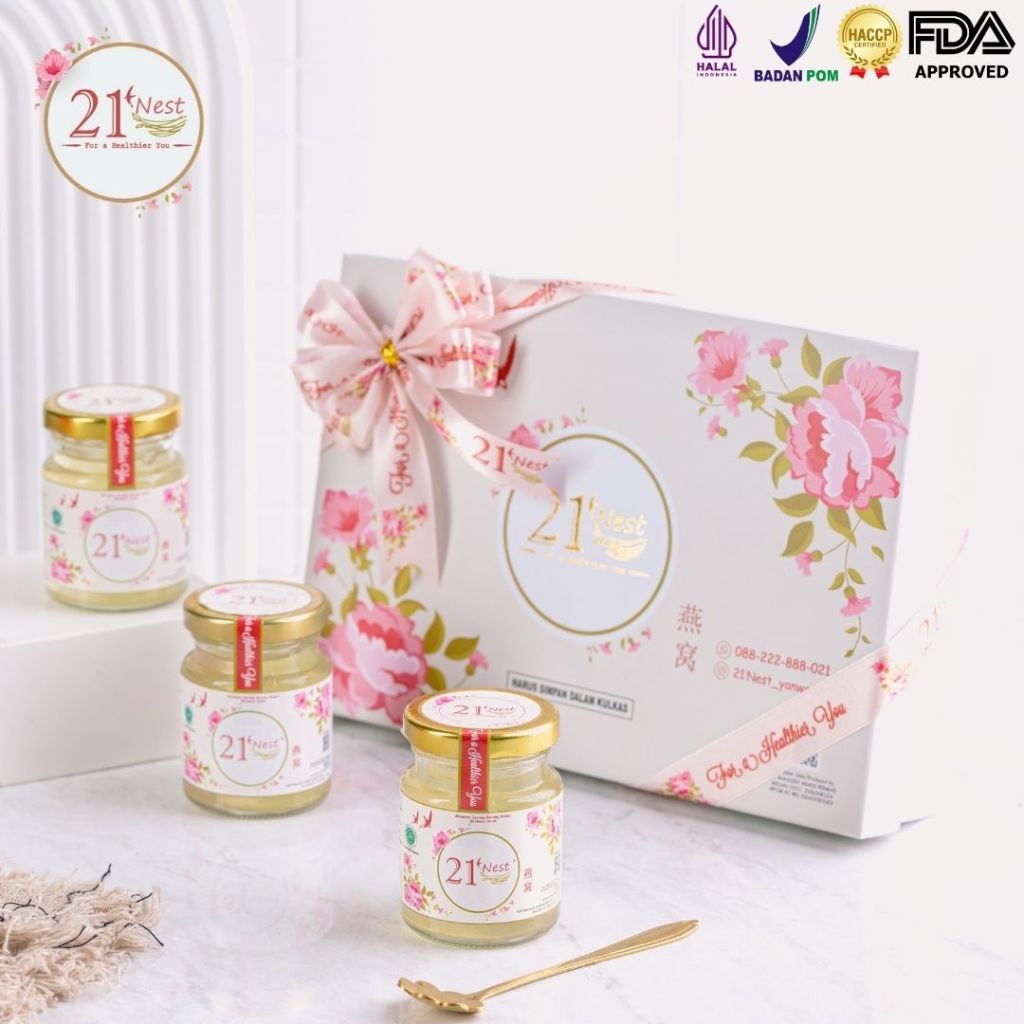 

21Nest Minuman Sarang Burung Walet Pretty Little Gift Box (3x75ML)