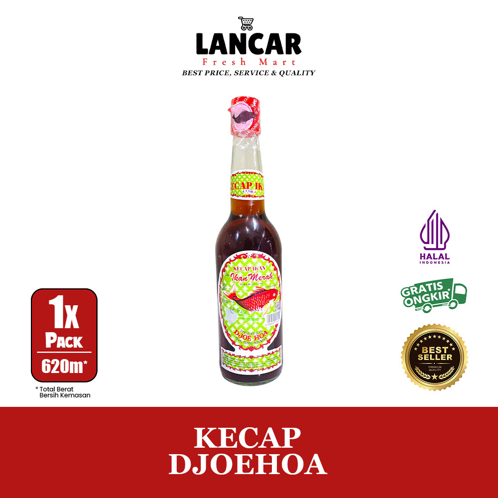

KECAP IKAN DJOE HOA 620ML / KECAP IKAN CAP IKAN MERAH DJOE HA 620ML
