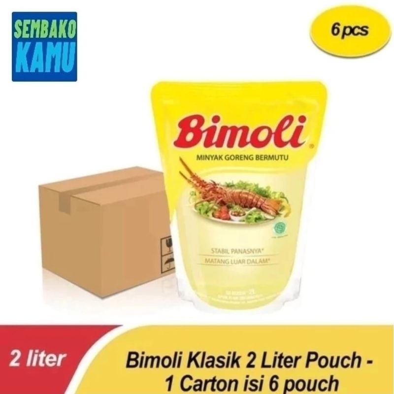 

Minyak Goreng Bimoli 2 Liter - 1 Dus Isi 6 pcs