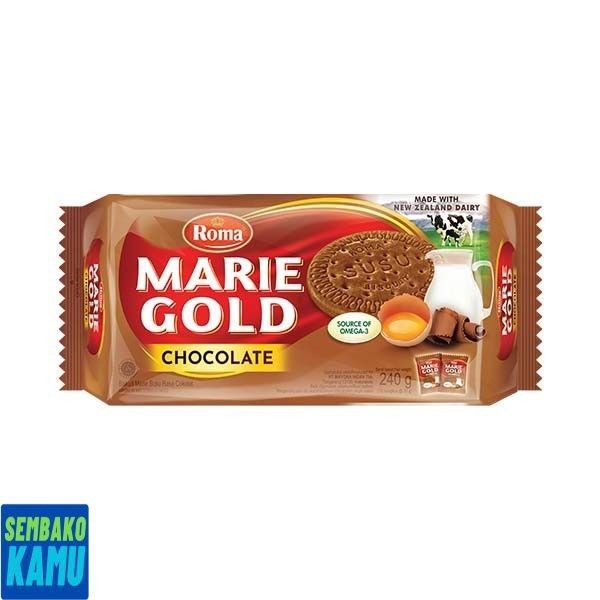 

Roma Marie Gold Cokelat 240 gr - Biskuit