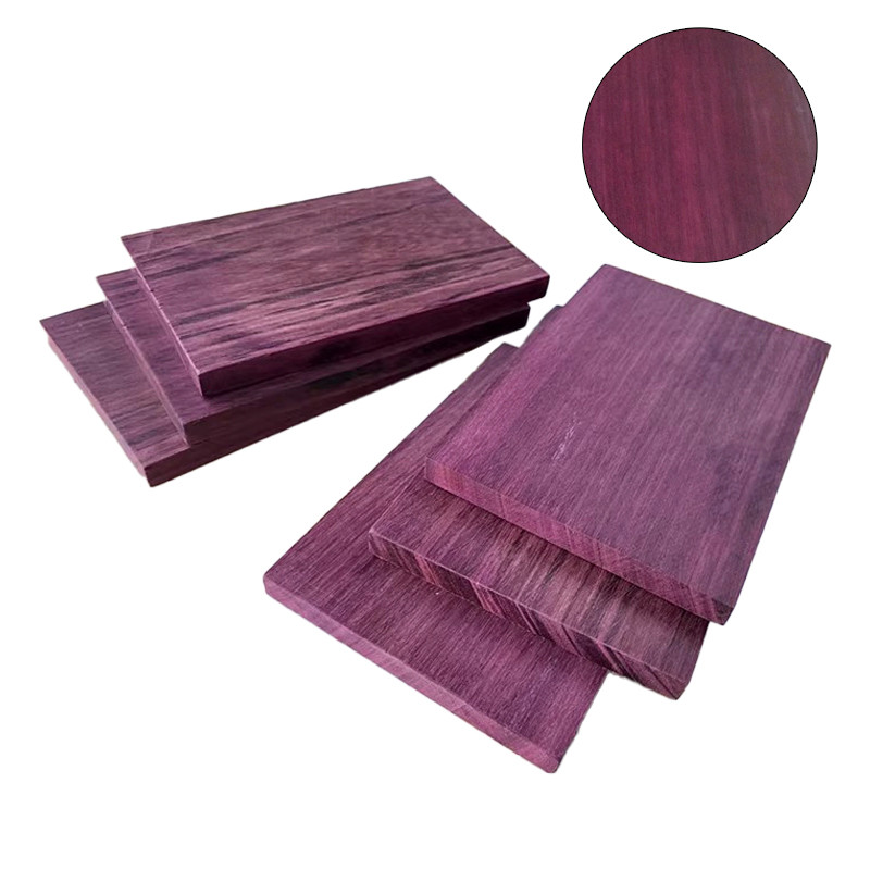 

Violet Wood Board Perilla Log Handmade DIY Handmade Craft Engraving Material Purple Thin Wood Board Supports Custom Size