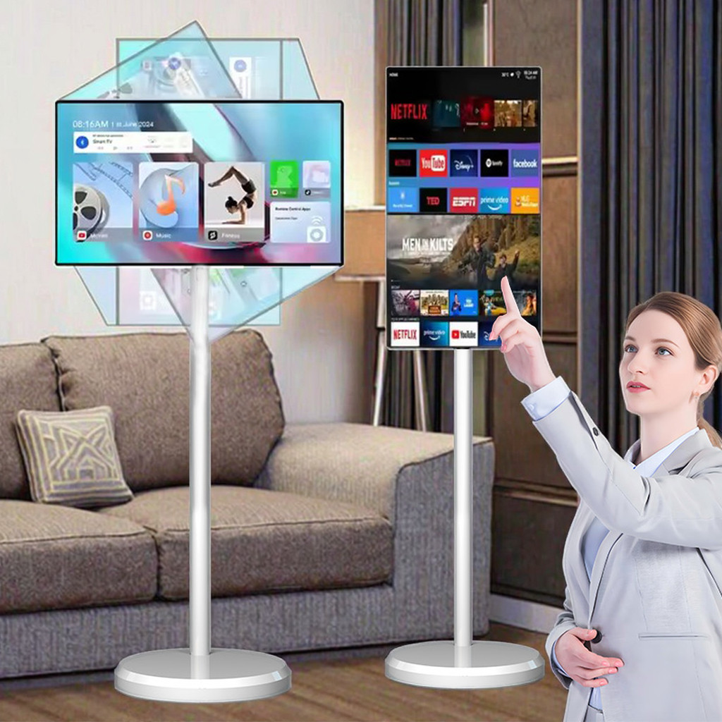 2025 New Digital DisplayTouch Screen Smart TV Smart Screen Television 21.5 Inch White 10 Point Touch