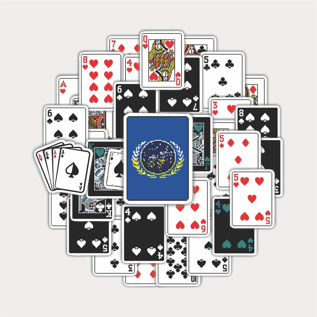 

Sticker Pack Stiker Kartu Poker V5 | Sticker TUMBLR | Stiker LAPTOP KOPER HELM
