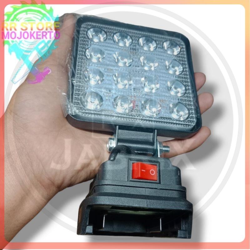 [ JABRIX ] Lampu LED Cordless Portable 8" inch type LXT - TERMURAH