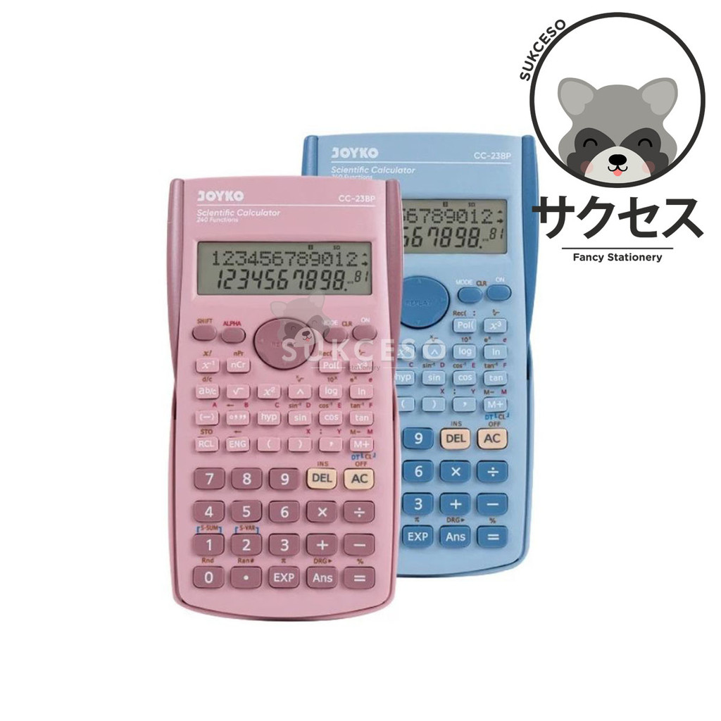 

Joyko Kalkulator Ilmiah Scientific Calculator 240 Functions CC-23BP