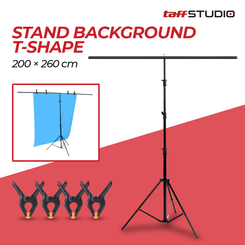 Tiang Stand Backdrop Background Studio Foto Produk Aneka Ukuran