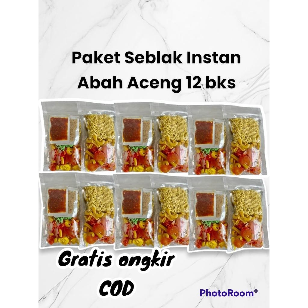 

Paket 12 Bks Seblak Instan Abah Aceng Gurih Pedas