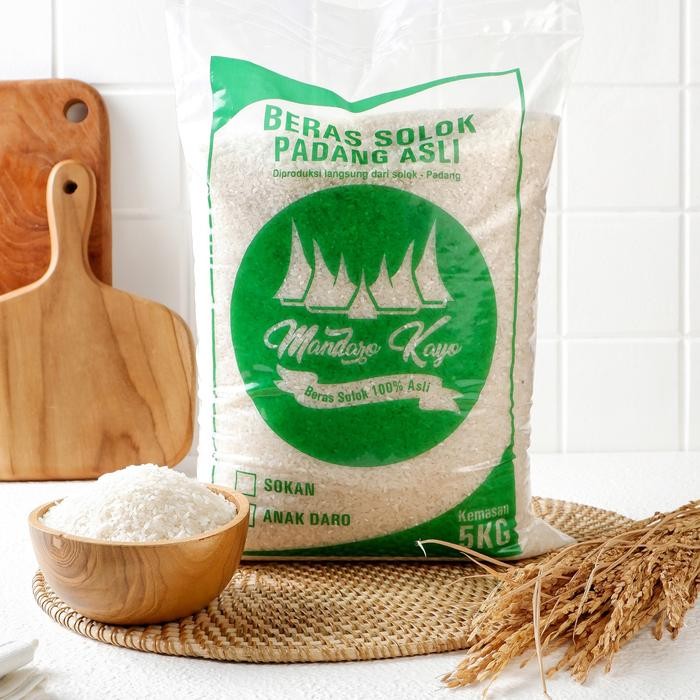 

PROMO! Beras Solok Bareh Solok Padang - ANAK DARO 5kg