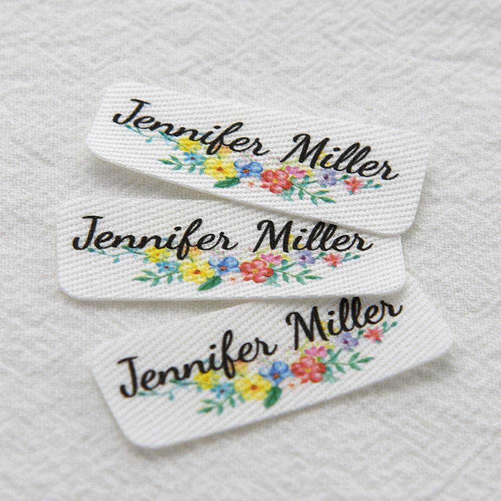 

Custom Cotton Labels - Iron On & Sew On, 38x15mm 96Pcs/Set for Apparel, Home Textiles & DIY Crafts - Personalized for Crafters