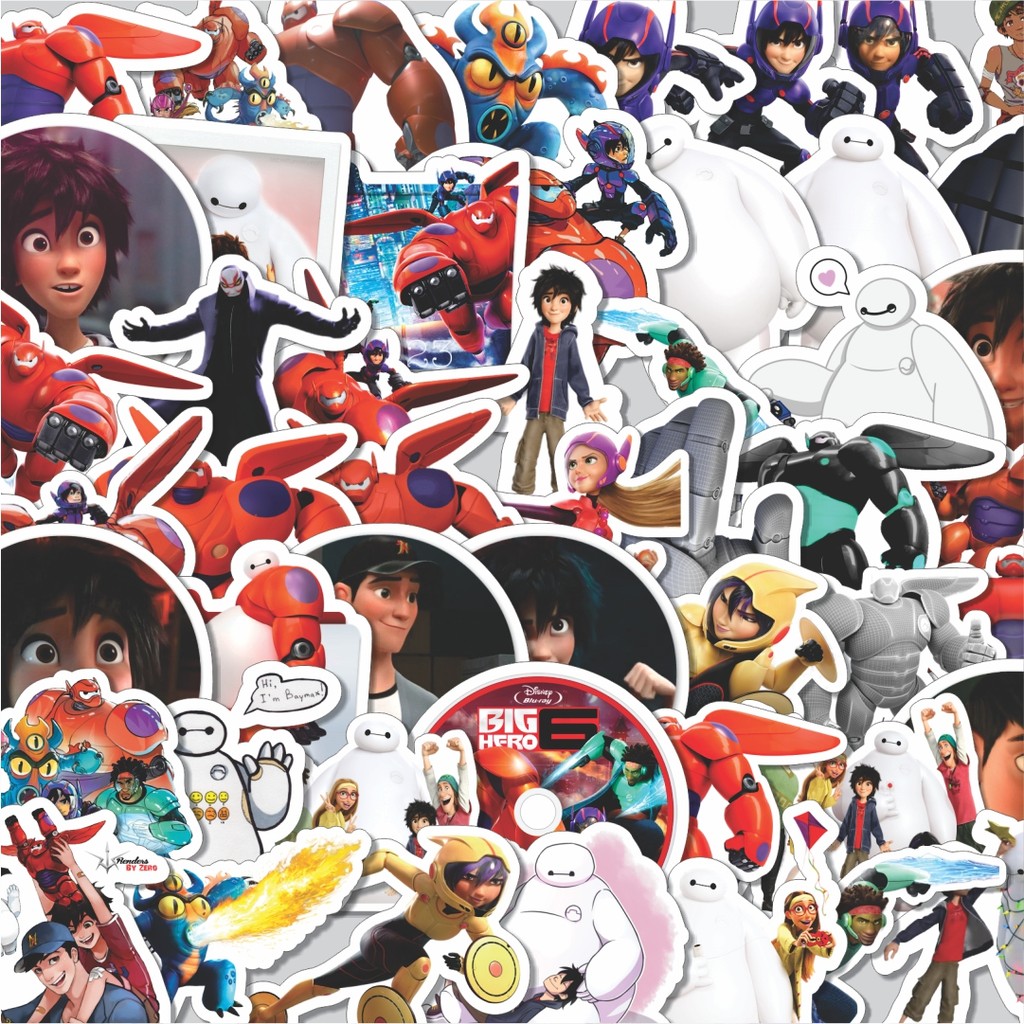 

Stiker Cutting Pack Stiker Disney Series Big Hero 6 Karakter Mix 1 Isi 100Pcs Series Aesthetic Lucu Keren Untuk Koper Bahan Vynil