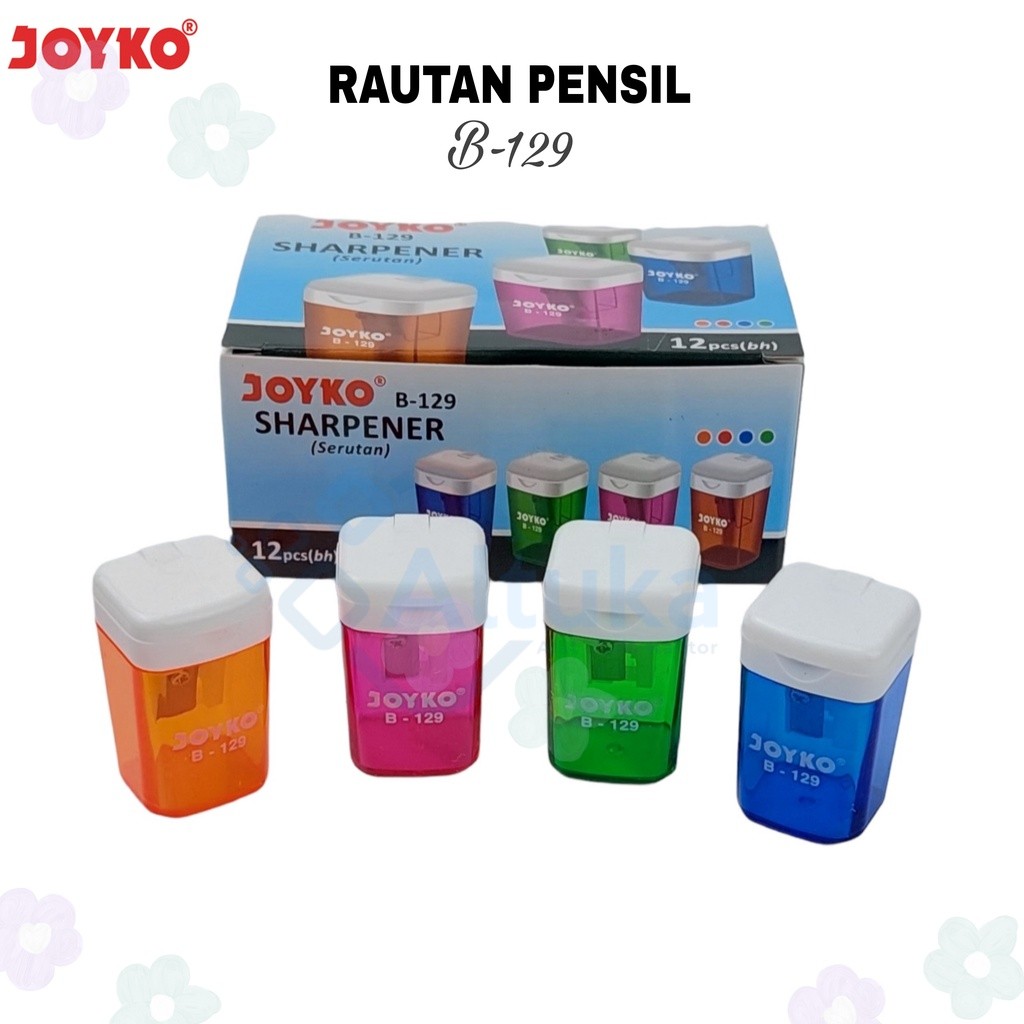 

Rautan Pensil Putar / Sharpener Meja Pensil Putar Joyko B-129