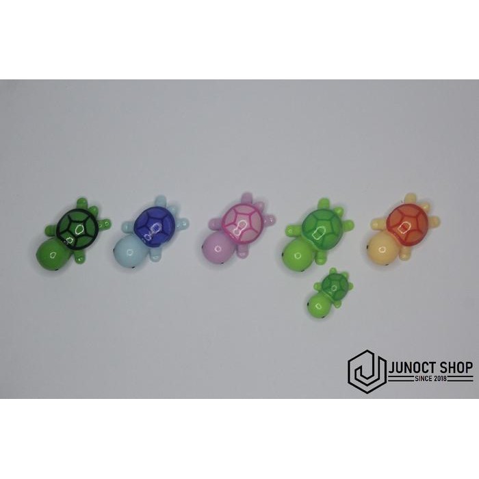 FIGURE HEWAN KURA-KURA PELIHARAAN MINIATUR DEKORASI AKUARIUM - HIJAU MUDA ANAK