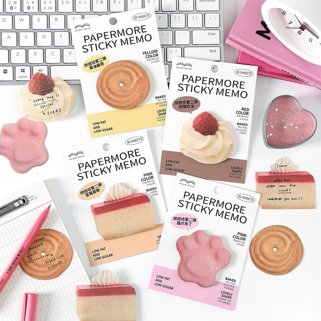 

Journamm.id PaperMore Bakery Seri Kedua Catatan Tempel Bentuk Khusus Memo Siswa Pesan Catatan Tempel N Kali