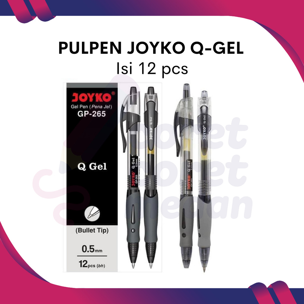 

PULPEN Q-GEL JOYKO GP-265 PER LUSIN (12PCS)