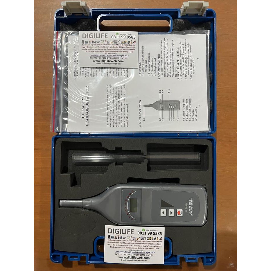 Ultrasonic Leakage Detector Gas Leak Detektor ULD-586 Pipa ULD586 Air
