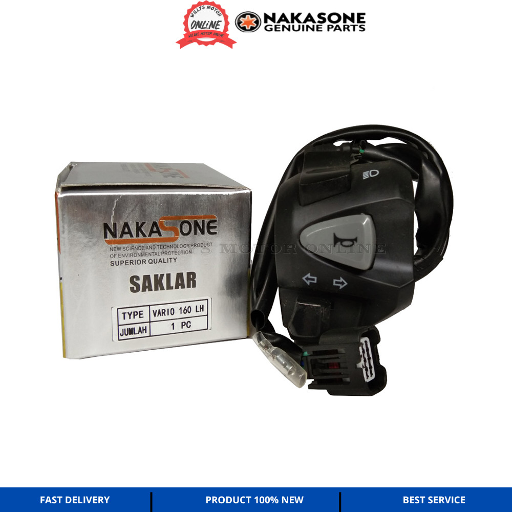 SAKLAR KIRI VARIO 160 NAKASONE Switch Holder Saklar Vario 160 LH