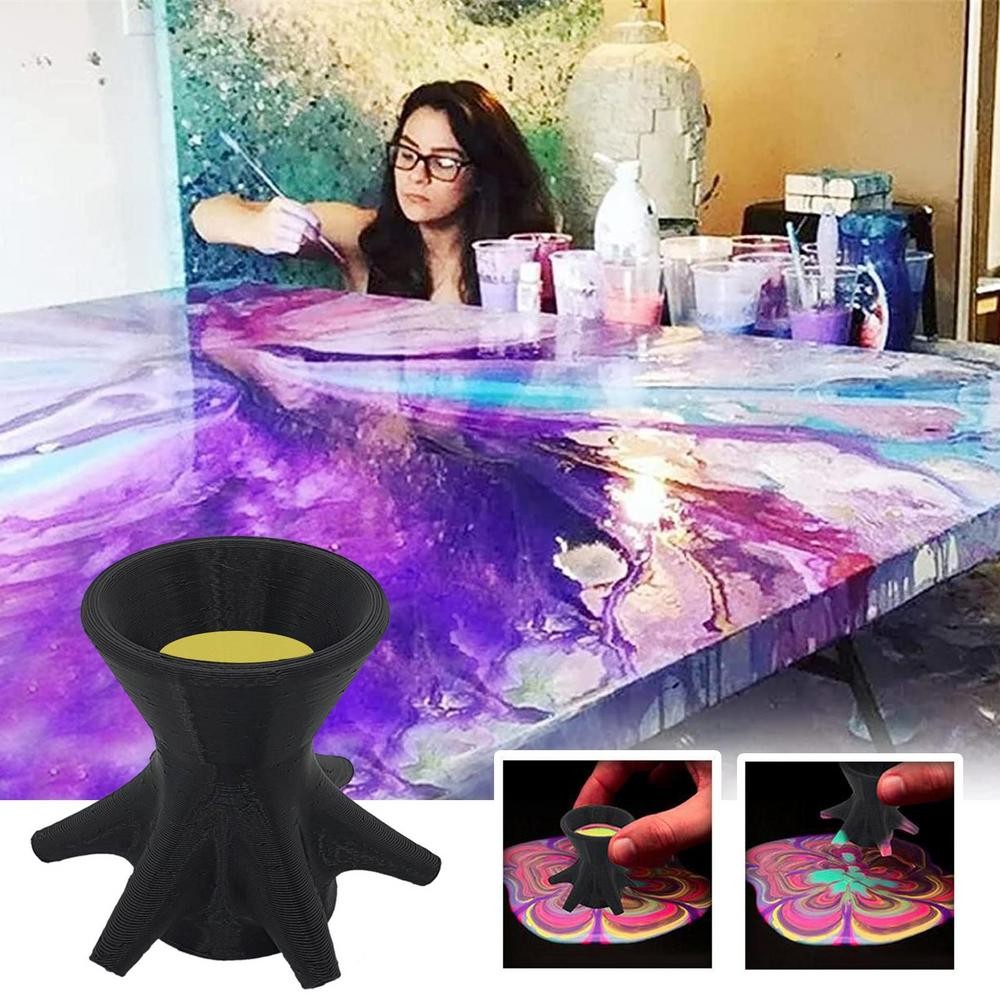 

Reusable Paint Pouring Split Cup Mini 7-Leg Funnel Split Cup For DIY Making Pour Painting Mandala Flower Graffiti Accessories