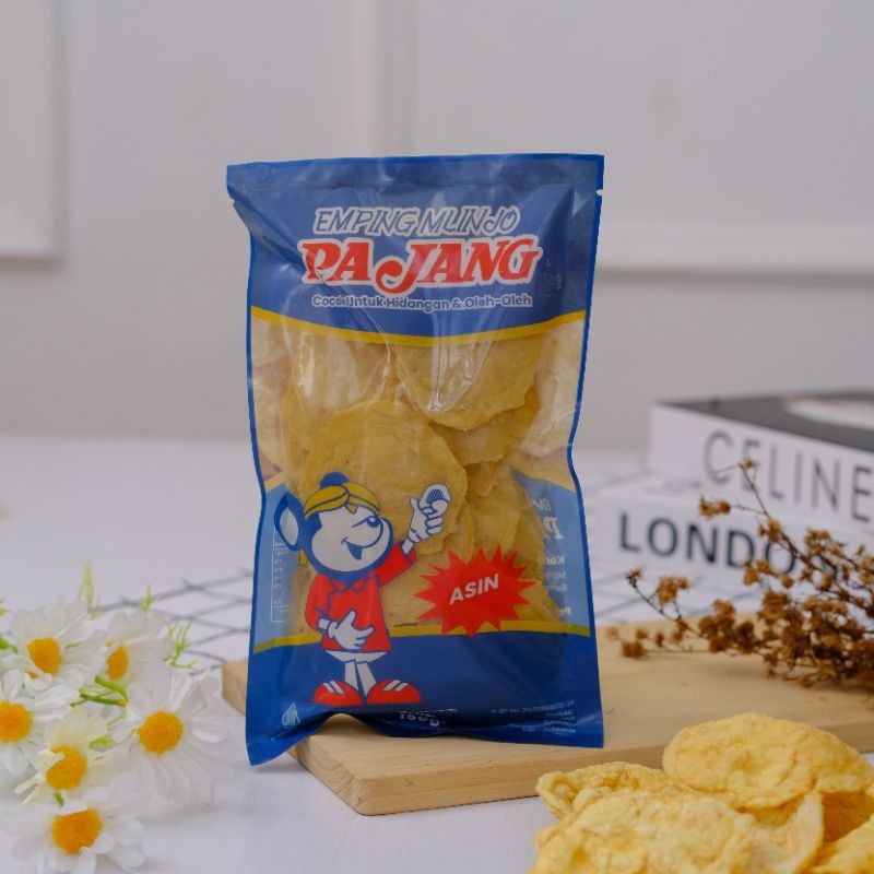 

Emping melinjo mentah / Emping Melinjo Pajang 150 gram belinjo