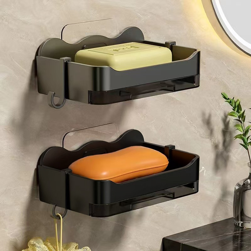 Apligod Tempat Sabun Batang Tempel Dinding Wadah Sabun Dinding Tempel Aesthetic