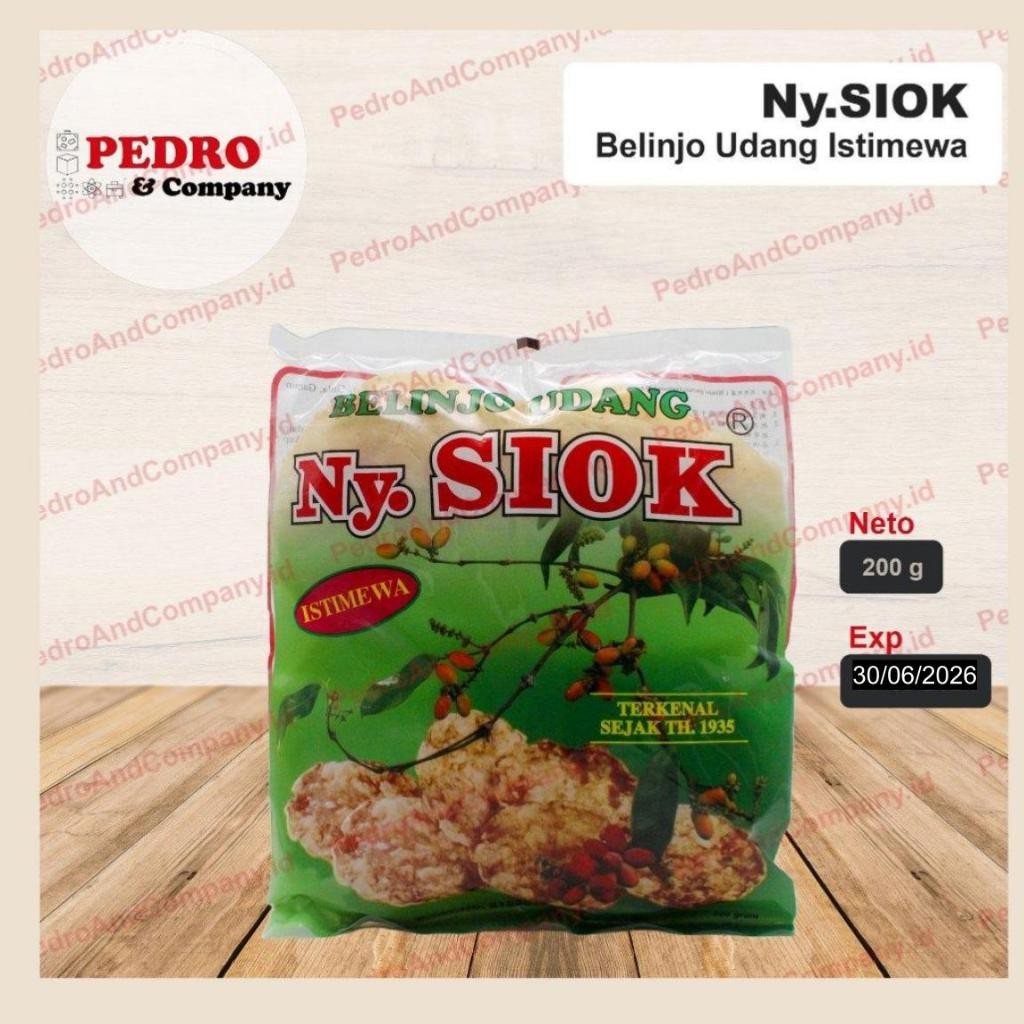 

Ny siok emping belinjo udang istimewa - crackers