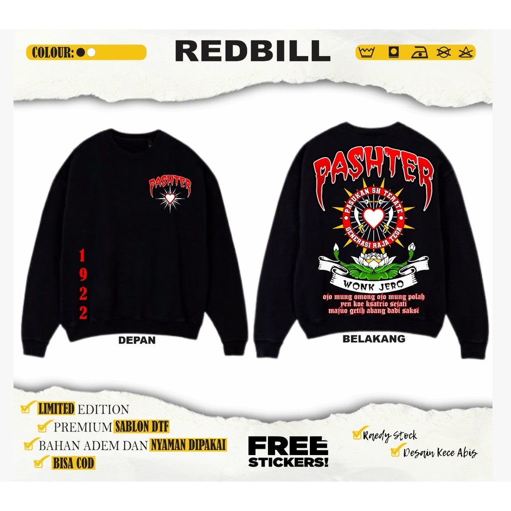 SWEATER PSHT PSHT PASHTER 1922 WONK JERO OJO MUNG OMONG OJO MUNG POLAH  SWEATER SH TERATE LENGAN PAN