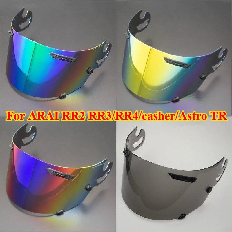 Motorcycle Helmet Visor for ARAI RR2 RR3/RR4/casher/Astro TR Anti-UV Dustproof Helmet Lens Helmet Ac