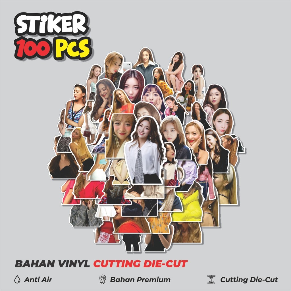 

Terbaru! 50 pcs Stiker F(X) LUNA Dekorasi Lucu Kreatif untuk Notebook, Skateboard, HP