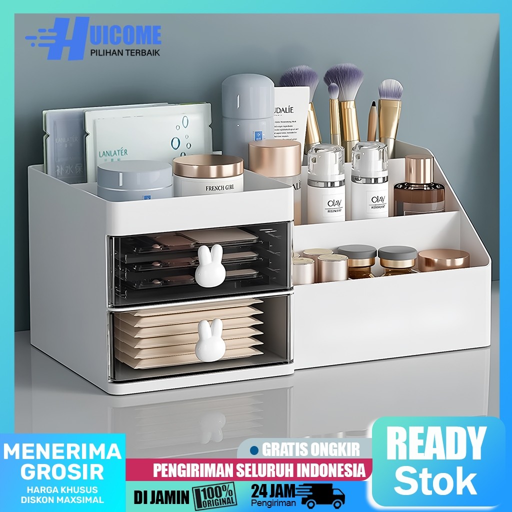 

New Huicome Rak Kosmetik Rak Penyimpanan Kosmetik Rak Alat Tulis Rak MakeupPremium