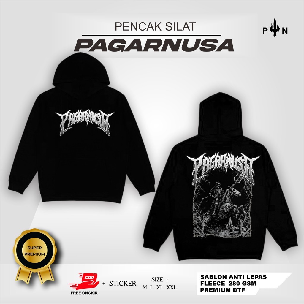 HOODIE PAGAR NUSA MOTIF PAGAR NUSA - JAKET PAGAR NUSA TERBARU - JAKET DESAIN TRISULA - JAKET HOODIE 