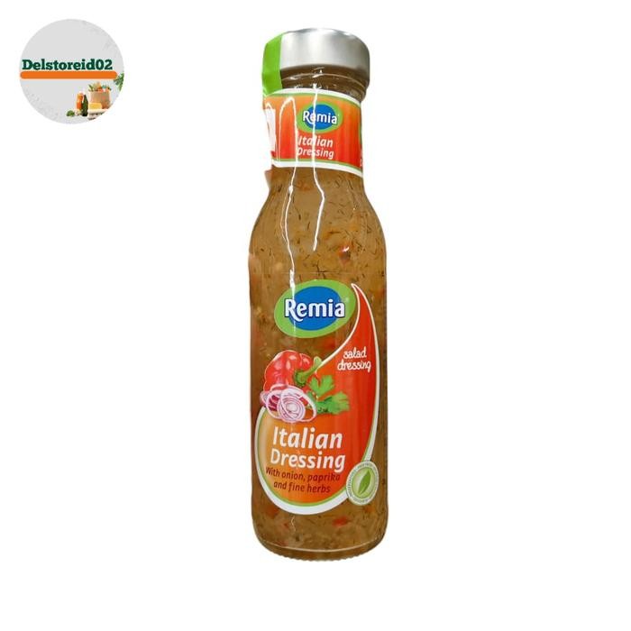 

Remia italian dressing salad dressing with onion, paprika and fine herbs 250 ml