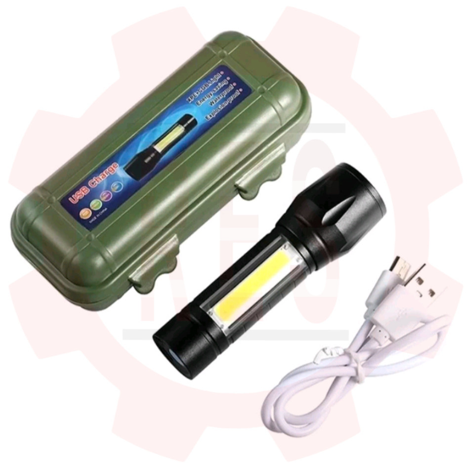 [RES] SENTER MINI USB 2 LED CHARGER ISI ULANG TANPA BATERAI