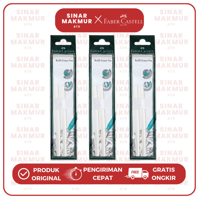 

Isi Ulang Penghapus/Refill Eraser Pen Faber Castell (SET)
