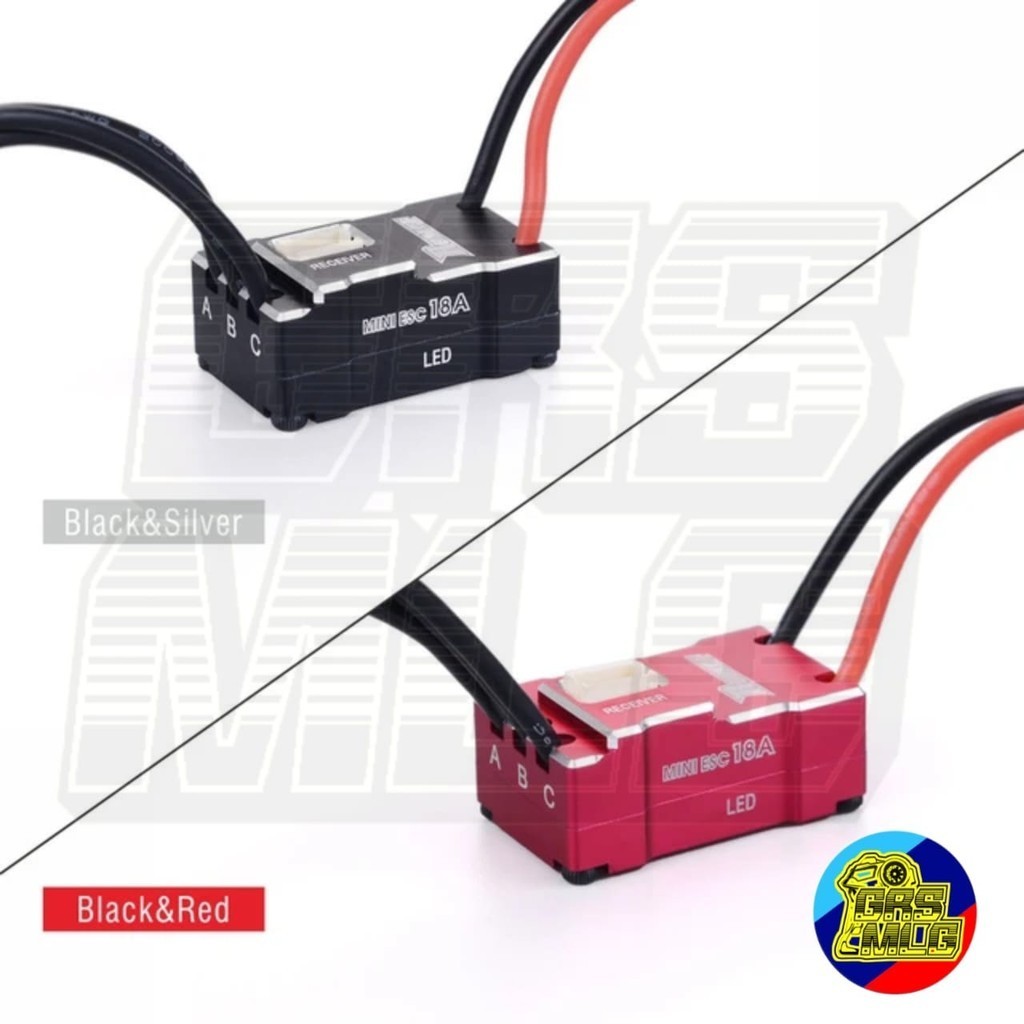 Surpass Hobby Mini 18A Brushless ESC Electric Speed Controller for RC Mini Drift Car