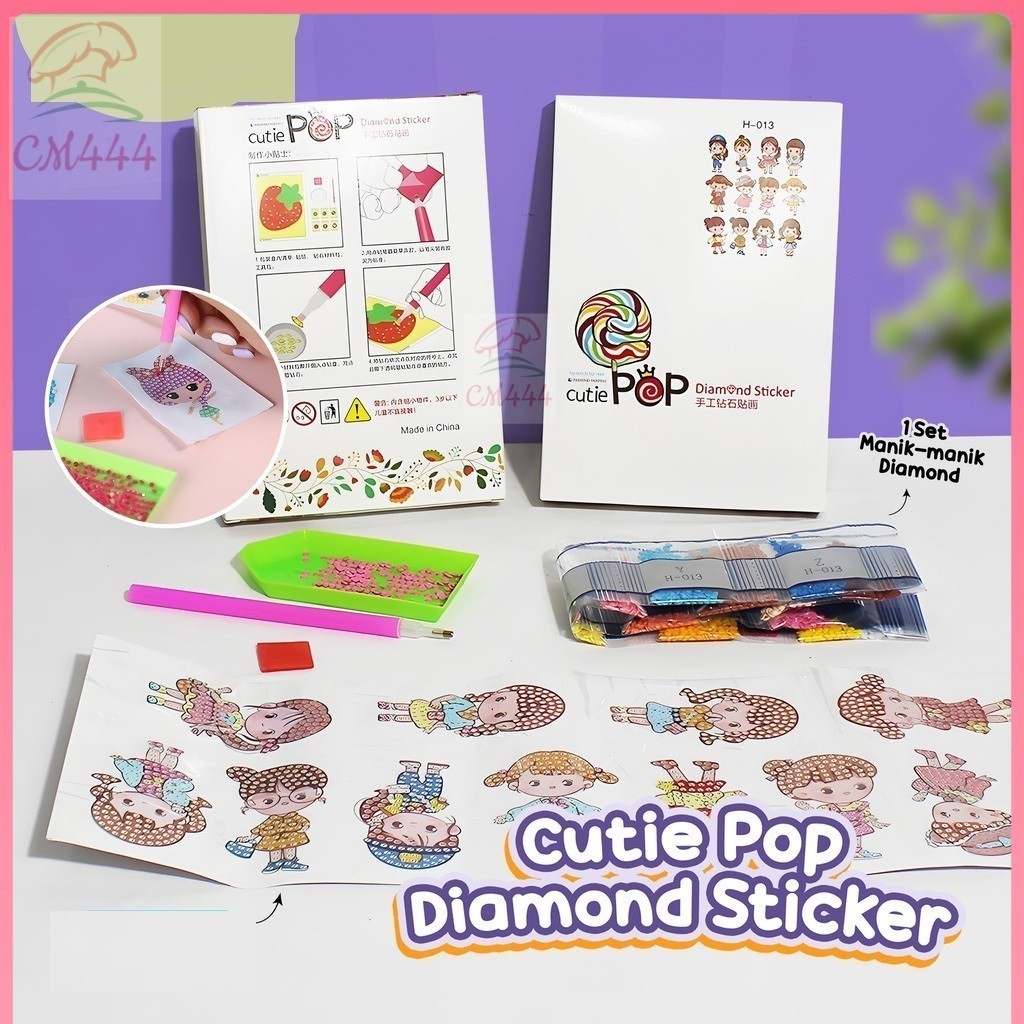 

Stiker Diamond Cutie Pop/Stiker Pop Mutiara