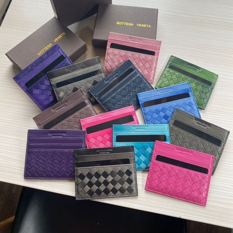 TAS NEW CARD HOLDER BV ANYAM (KULIT ASLI) READY 13COLOUR