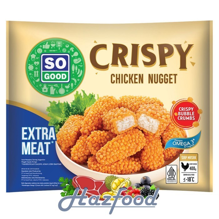 

So Good Crispy Chicken Nugget 400 Gram