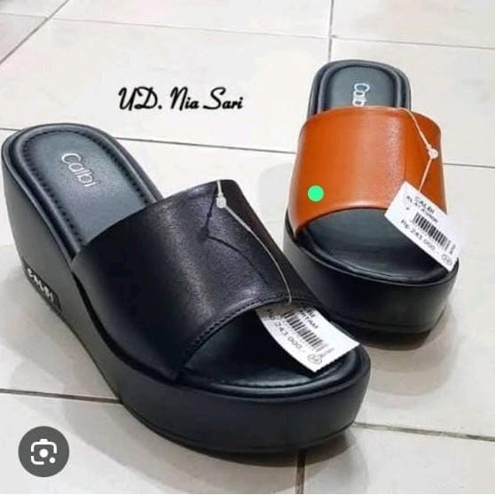 wedges terbaru Sandal Calbi Sandal Wedges CALBI Mewah/Trand Korea Kekinian Wedges Wanita