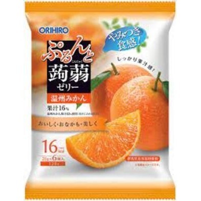 

Orihiro Orange Konyaku Pouch Jelly / Jelly Jeruk Jepang 120Gr