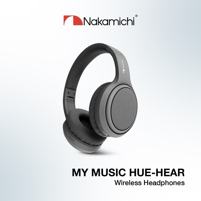 BIG SALE Nakamichi My Music Hue Hear Wireless Bluetooth Headphones - Black